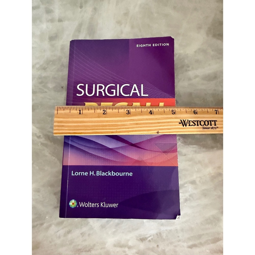 Wolters Kluwer Surgical Recall 8th Edition Lorne Blackbourne Paper Back - Picture 6 of 12